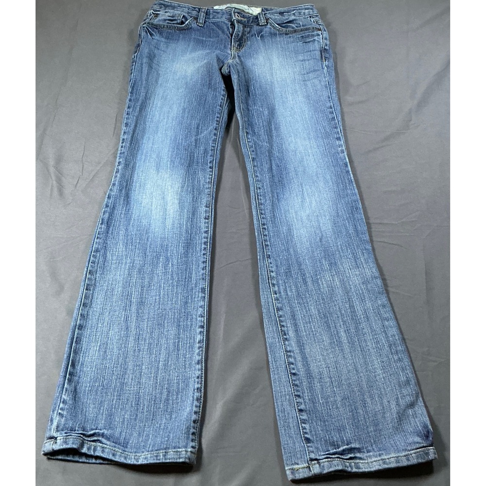 Ann Taylor LOFT Slim Bootcut Jeans Womens 2 Medium Wash Denim Stretch Pants